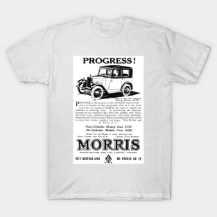 Morris Motors - Morris Minor Saloon - 1929 Vintage Advert T-Shirt